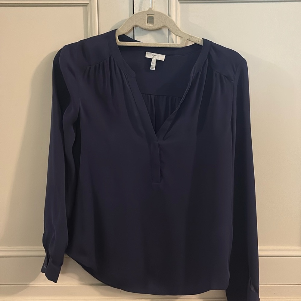 Navy Joie blouse